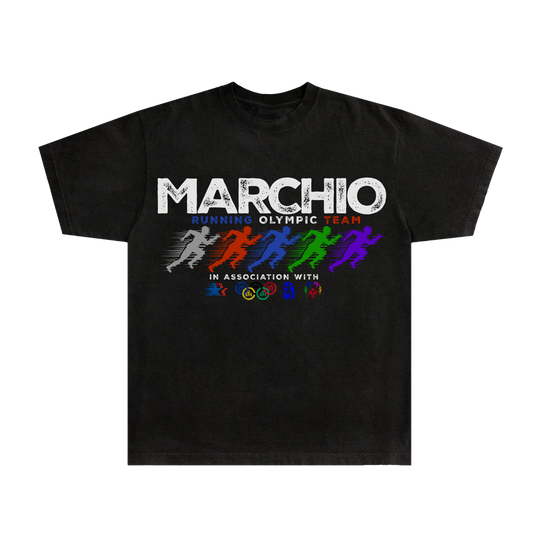 Olympic Running Team. Tee [Black]